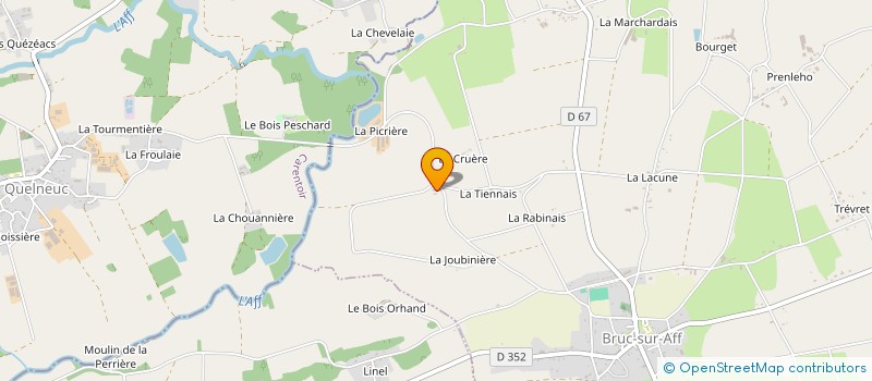 localisation de l'entreprise MONSIEUR ALAIN GICQUEL à BRUC-SUR-AFF