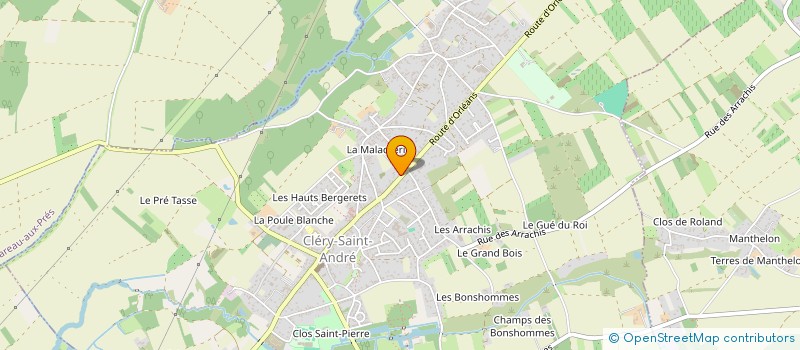 localisation de l'entreprise MONSIEUR ALAIN GIDOIN à CLERY-SAINT-ANDRE