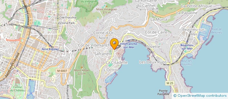 localisation de l'entreprise MONSIEUR ALAIN GIESE à VILLEFRANCHE SUR MER