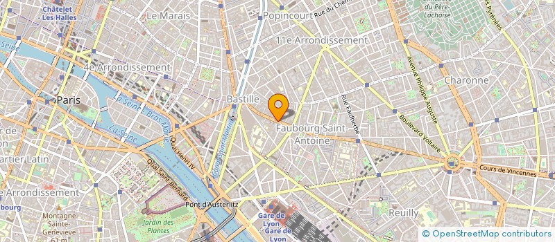 localisation de l'entreprise MONSIEUR ALAIN GIGNOUX  PARIS 11