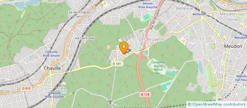 localisation de l'entreprise MONSIEUR ALAIN GILG à SEVRES