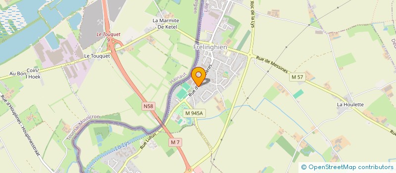 localisation de l'entreprise MONSIEUR ALAIN GILLEBERT  FRELINGHIEN