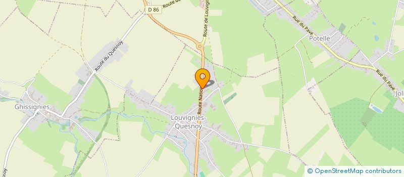 localisation de l'entreprise MONSIEUR ALAIN GILLIOEN  VILLERS-POL