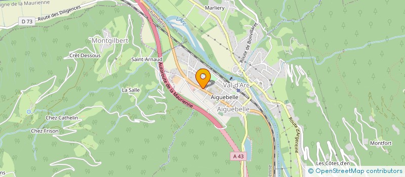 localisation de l'entreprise MONSIEUR ALAIN GILODI à VAL-D'ARC