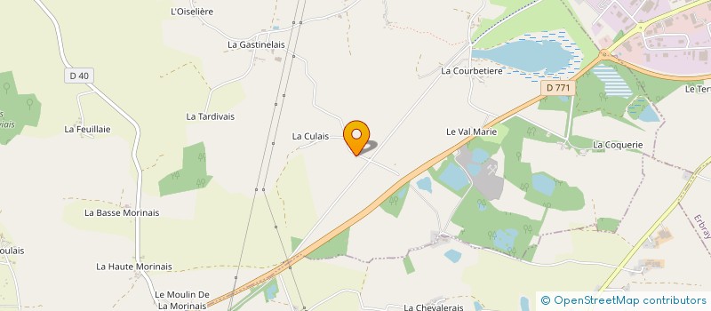 localisation de l'entreprise MONSIEUR ALAIN GILOIS à SAINT-AUBIN-DES-CHATEAUX