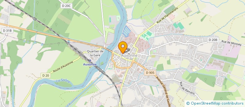 localisation de l'entreprise MONSIEUR ALAIN GILOT à AUXONNE