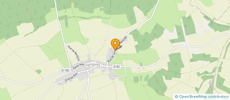 localisation de l'entreprise MONSIEUR ALAIN GILTON  LIGNIERES