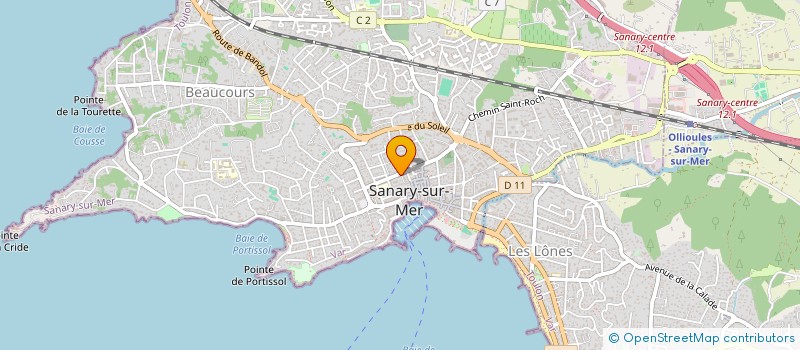 localisation de l'entreprise MONSIEUR ALAIN GIODA à SANARY-SUR-MER