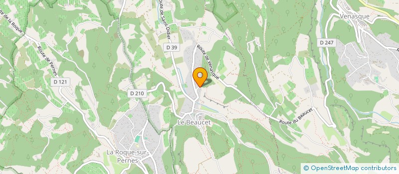 localisation de l'entreprise MONSIEUR ALAIN GIORDANO  LE BEAUCET