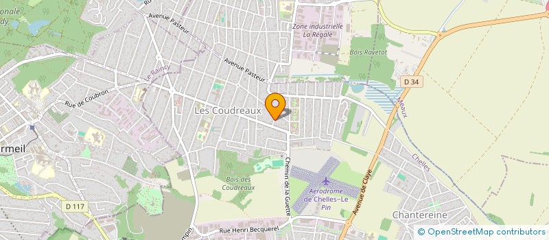 localisation de l'entreprise MONSIEUR ALAIN GIOVANELLI  CHELLES