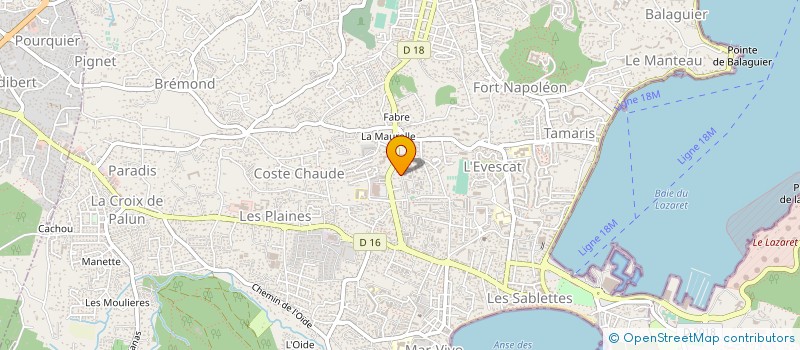 localisation de l'entreprise MONSIEUR ALAIN GIOVANNETTI à LA SEYNE-SUR-MER