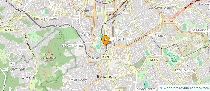 localisation de l'entreprise MONSIEUR ALAIN GIRARD à CLERMONT-FERRAND