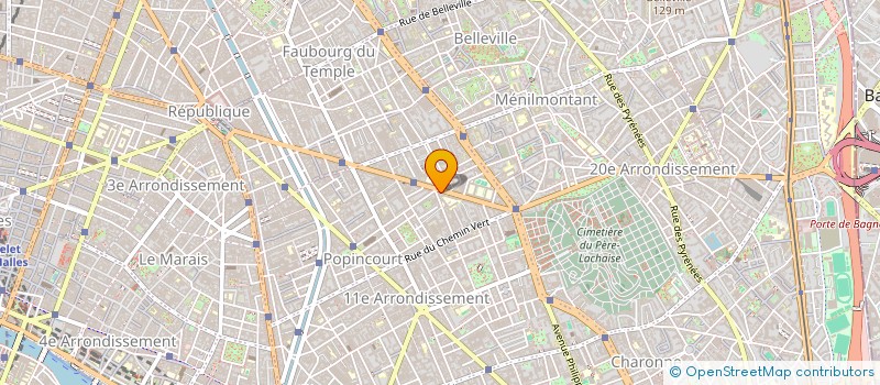 localisation de l'entreprise MONSIEUR ALAIN GIRARD  PARIS