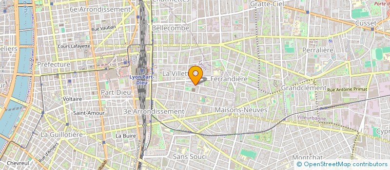 localisation de l'entreprise MONSIEUR ALAIN GIRARD  LYON