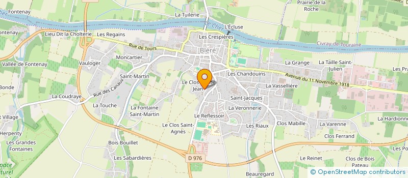 localisation de l'entreprise MONSIEUR ALAIN GIRARD à BLERE