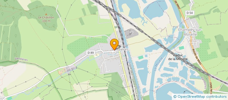 localisation de l'entreprise MONSIEUR ALAIN GIRARD  VANDIERES