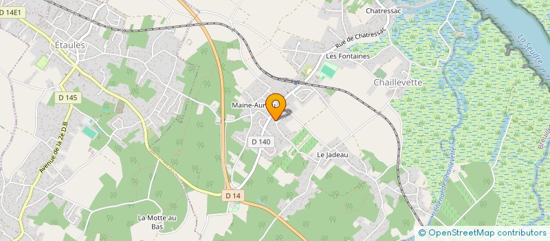 localisation de l'entreprise MONSIEUR ALAIN GIRARD  CHAILLEVETTE