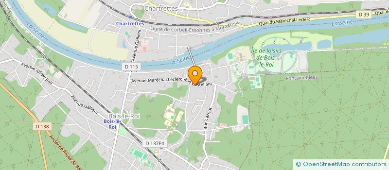 localisation de l'entreprise MONSIEUR ALAIN GIRARDIN  BOIS-LE-ROI