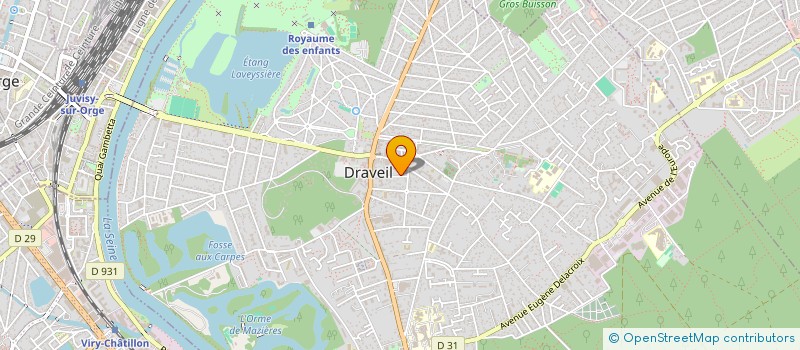 localisation de l'entreprise MONSIEUR ALAIN GIRARDIN à DRAVEIL