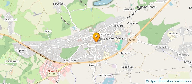 localisation de l'entreprise MONSIEUR ALAIN GIRAULT  SARZEAU