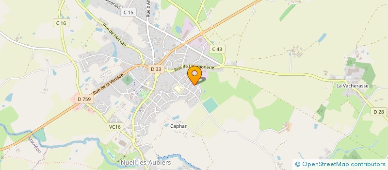localisation de l'entreprise MONSIEUR ALAIN GIRAULT à NUEIL-LES-AUBIERS