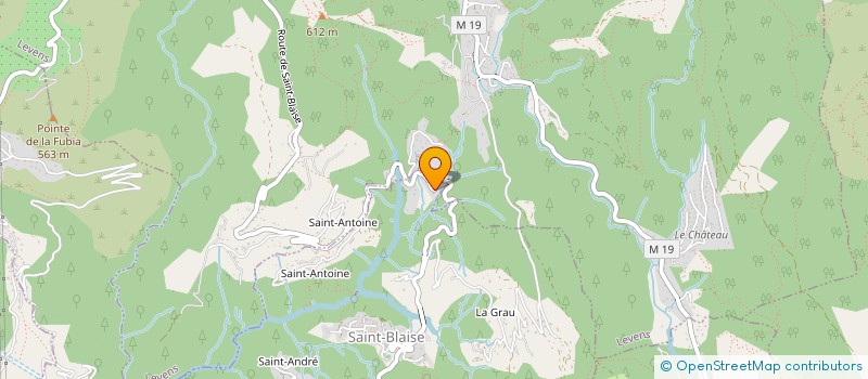 localisation de l'entreprise MONSIEUR ALAIN GIRBAL  SAINT-BLAISE