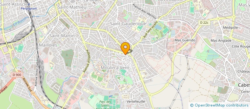 localisation de l'entreprise MONSIEUR ALAIN GIRBEAU  PERPIGNAN