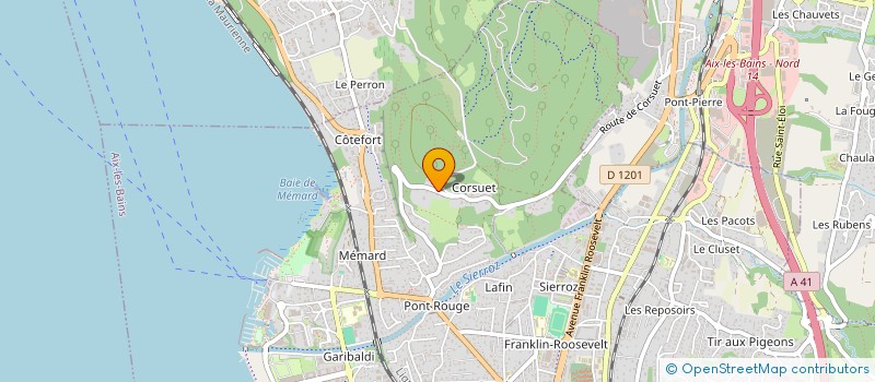 localisation de l'entreprise MONSIEUR ALAIN GIRERD  AIX-LES-BAINS