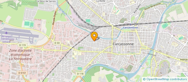 localisation de l'entreprise MONSIEUR ALAIN GIRONCE à CARCASSONNE