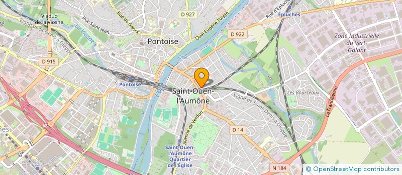 localisation de l'entreprise MONSIEUR ALAIN GIROUX à SAINT-OUEN-L'AUMONE