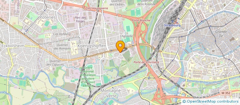 localisation de l'entreprise MONSIEUR ALAIN GLAUSINGER à STRASBOURG