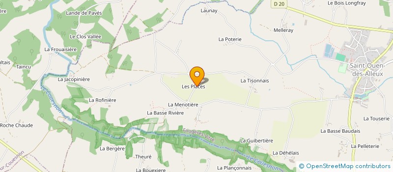 localisation de l'entreprise MONSIEUR ALAIN GOBE à SAINT-OUEN-DES-ALLEUX