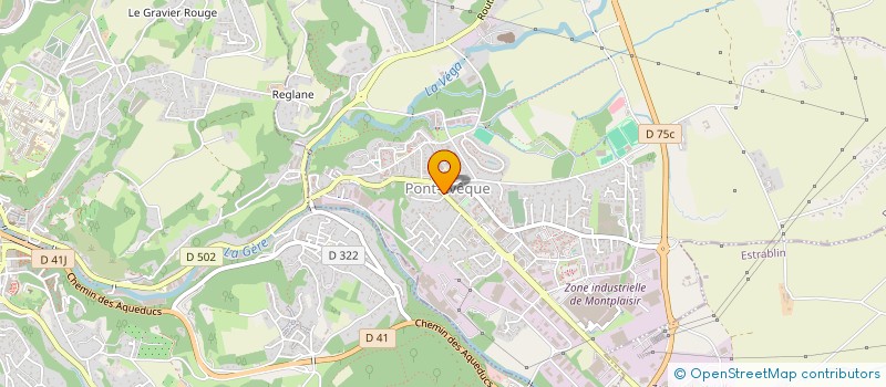 localisation de l'entreprise MONSIEUR ALAIN GOCHGARIAN  PONT-EVEQUE