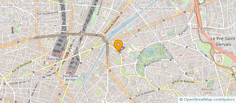 localisation de l'entreprise MONSIEUR ALAIN GODARD à PARIS