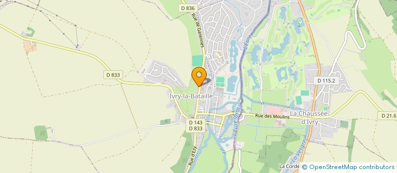 localisation de l'entreprise MONSIEUR ALAIN GODEMENT  IVRY-LA-BATAILLE