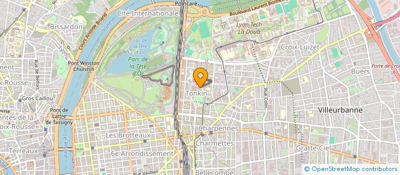 localisation de l'entreprise MONSIEUR ALAIN GODEMET  VILLEURBANNE