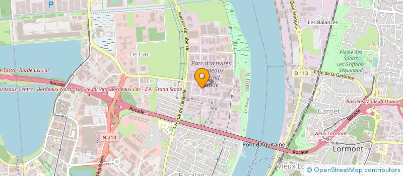 localisation de l'entreprise MONSIEUR ALAIN GOIGNARD à BORDEAUX