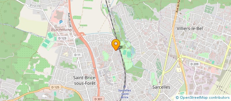 localisation de l'entreprise MONSIEUR ALAIN GOMET à SAINT-BRICE-SOUS-FORET