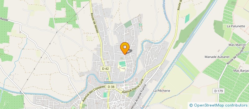 localisation de l'entreprise MONSIEUR ALAIN GONZALEZ  SAINT-GILLES