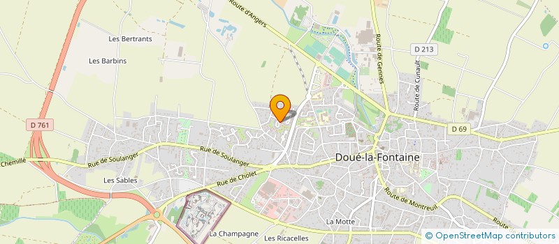 localisation de l'entreprise MONSIEUR ALAIN GORECKI  DOUE-EN-ANJOU