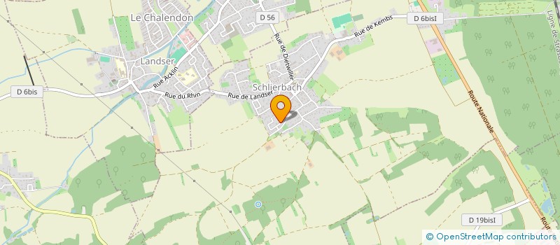 localisation de l'entreprise MONSIEUR ALAIN GORIN  STEINBRUNN-LE-BAS