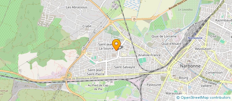 localisation de l'entreprise MONSIEUR ALAIN GOSA à NARBONNE