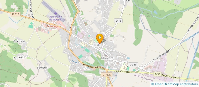 localisation de l'entreprise MONSIEUR ALAIN GOUD  MORESTEL