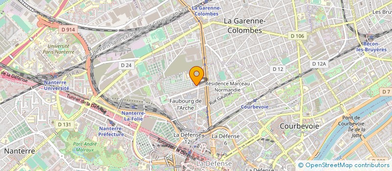 localisation de l'entreprise MONSIEUR ALAIN GOUDJIL à COURBEVOIE