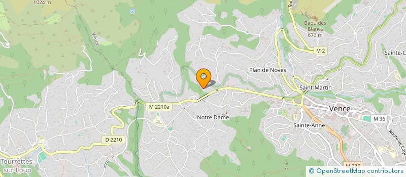 localisation de l'entreprise MONSIEUR ALAIN GOUGET à TOURRETTES-SUR-LOUP