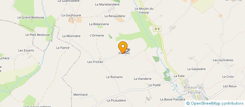 localisation de l'entreprise MONSIEUR ALAIN GOUHIER à PERCHE-EN-NOCE