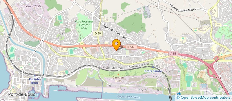 localisation de l'entreprise MONSIEUR ALAIN GOUIRAN  MARTIGUES