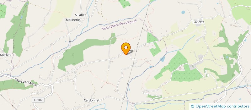 localisation de l'entreprise MONSIEUR ALAIN GOURGUE à SAINT-HILAIRE-DE-LUSIGNAN