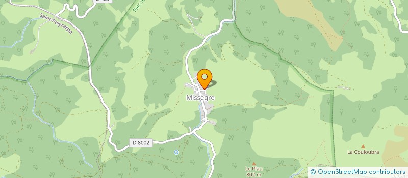 localisation de l'entreprise MONSIEUR ALAIN GOURNET  MISSEGRE