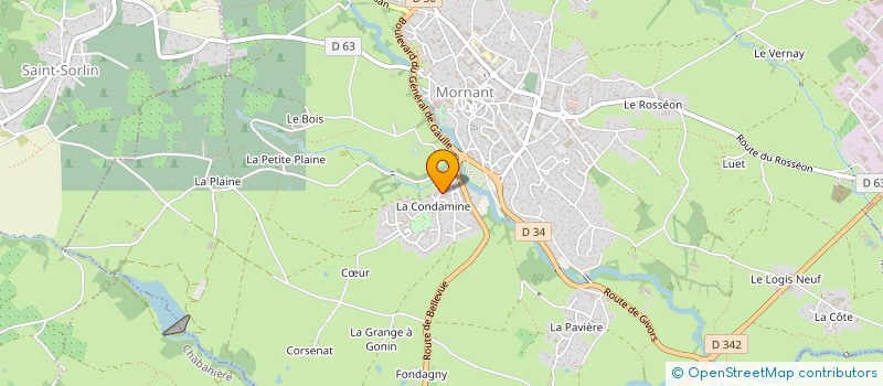 localisation de l'entreprise MONSIEUR ALAIN GOUTTENOIRE  MORNANT